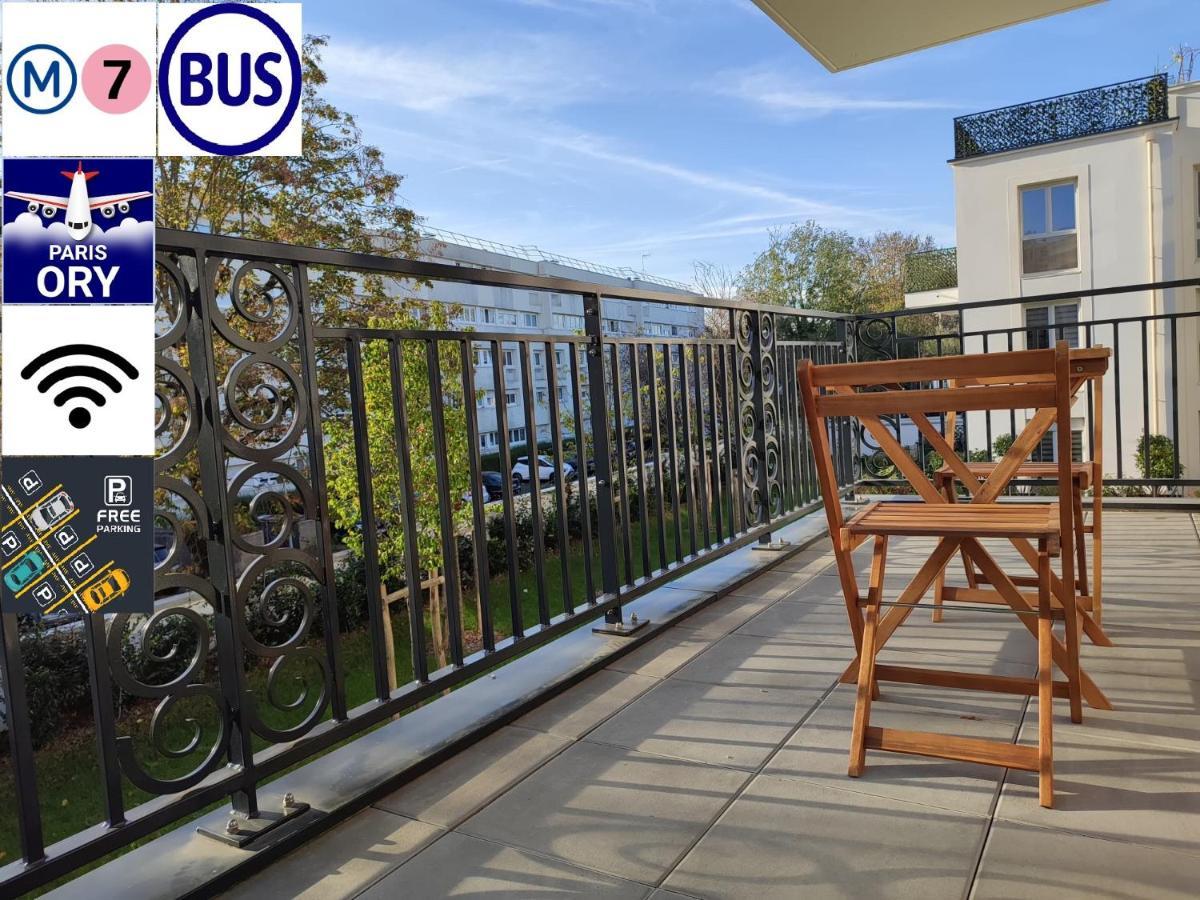 Chambre Privee Dans Un Nouvel Appartement Partage Pres De Paris Avec Parking Gratuit Chevilly-Larue Buitenkant foto